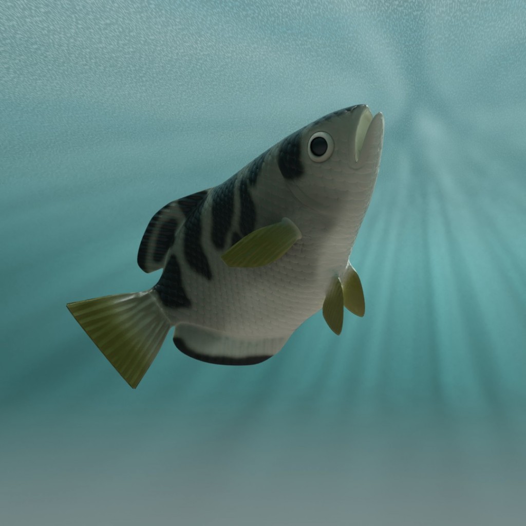 Rigged Archer Fish preview image 1